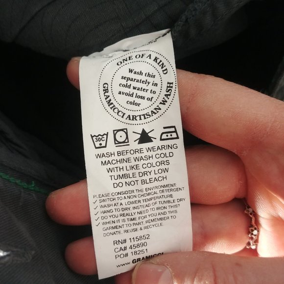 Gramicci Bonita Trousers- Womens 6-New(B70099-B10) - Picture 8 of 10